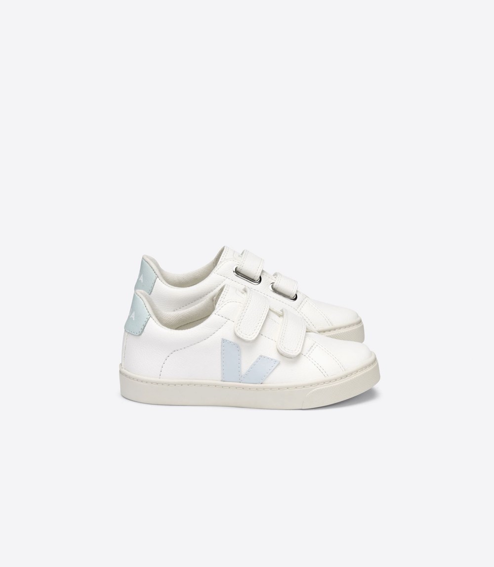 Veja Sneakers Barn - Esplar Velcro Chromefree - Vita - 970261-EYP